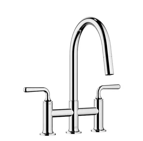 DORNBRACHT-Dreiloch-Brueckenbatterie-Pull-down-mit-Brausefunktion-VAIA-19870809-Schwarz-matt-19870809-33 gallery number 1